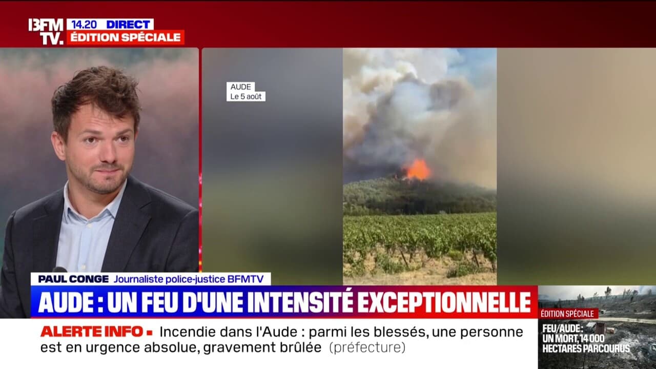 Incendie dans l'Aude, effort des pompiers