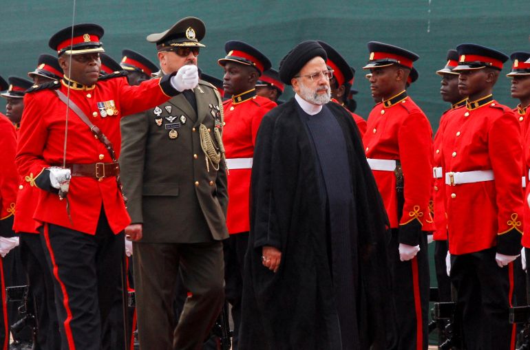 L'ancien président iranien Ebrahim Raïssi lors de sa visite au Kenya il y a deux ans