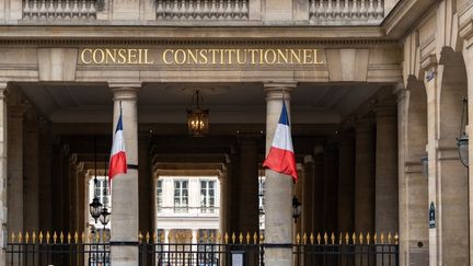 Le Conseil constitutionnel, à Paris, le 15 mai 2025. (LAGEAT PERROTEAU / HANS LUCAS / AFP)