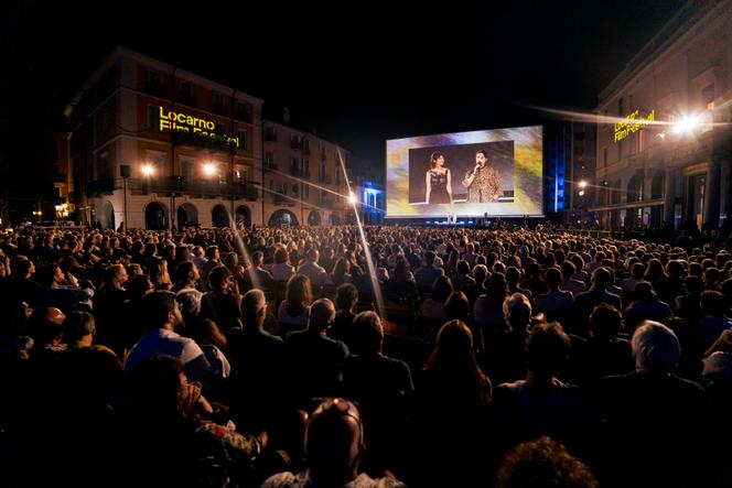 Lors de la soirée d’ouverture de la 78e édition du festival de Locarno, en Suisse, le 6 août 2025.