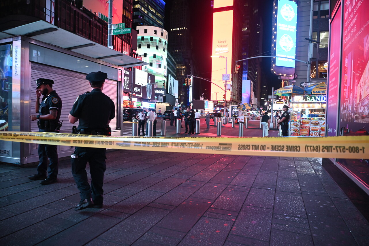 Times Square, New York - fusillade près des lieux touristiques