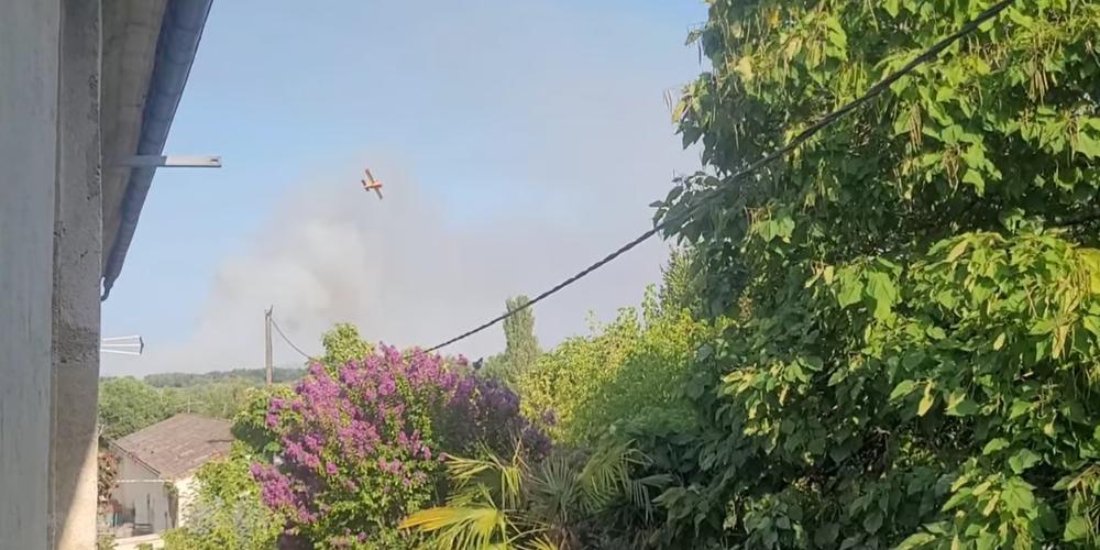 Incendie à Laruscade