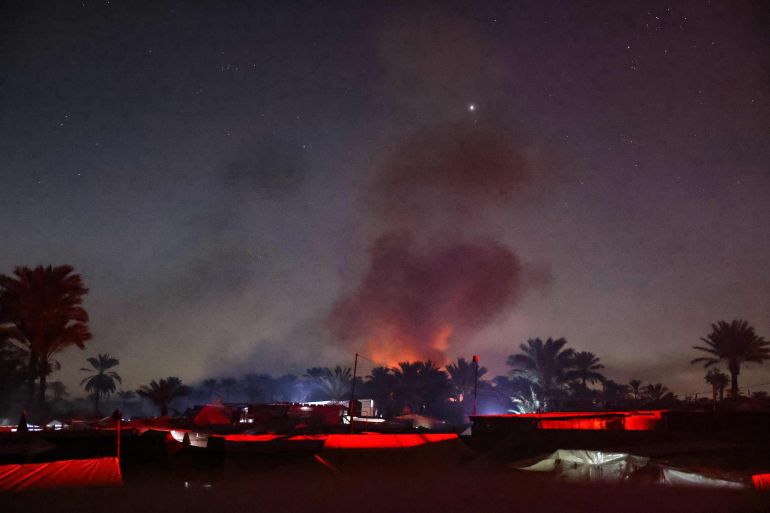 Raid israélien sur un camp de déplacés à l'ouest de Khan Younis