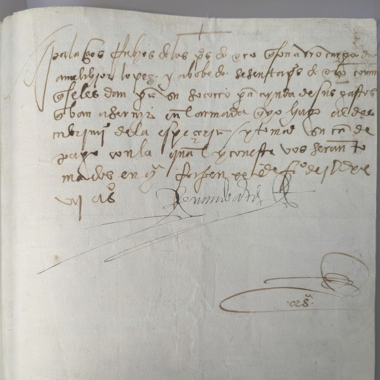 Lettre de Cortés