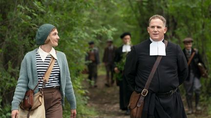 Mylène Mackay et Alexandre Goyette scène film
