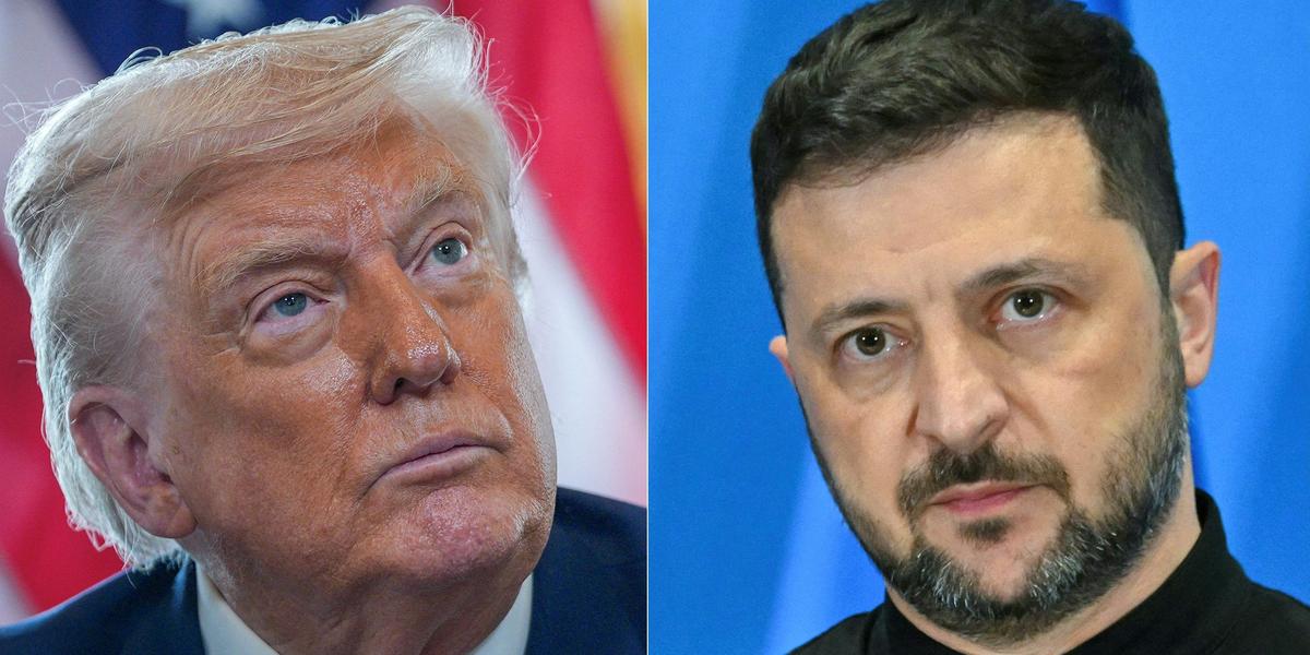 Zelensky et Trump lors d'une discussion à Washington