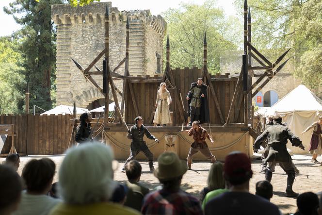 Spectacle historique au Rocher Mistral, La Barben