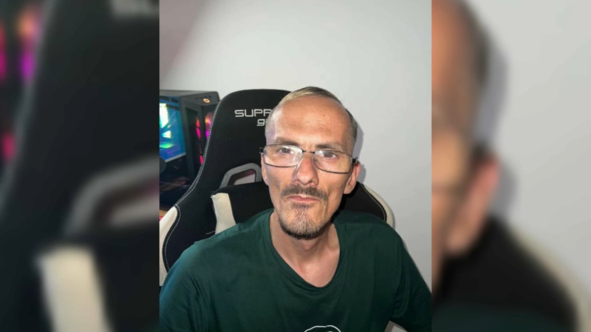 Le streamer Jean Pormanove lors d’un direct sur Kick