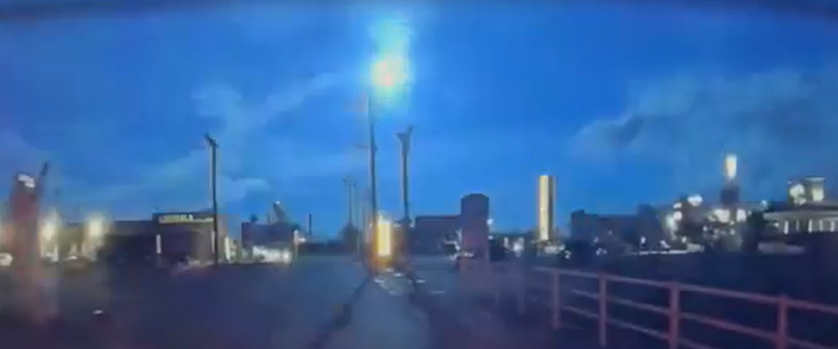 Vue din deu dans le ciel nocturne