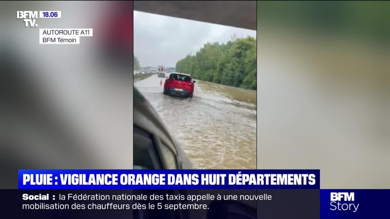 Orages et inondations autour de Chartres (A11 coupée)