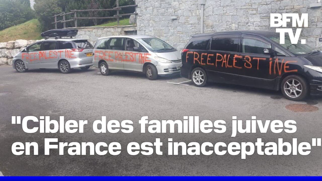 Des tags Free Palestine retrouvés dans les Alpes