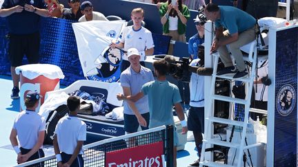 Jannik Sinner malade lors de la finale de Cincinnati