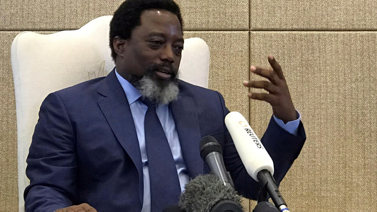 Photo Le Parisien du procès Kabila à Kinshasa