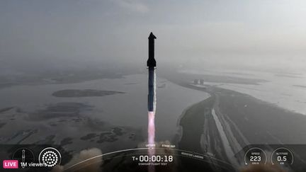 Lancement Starship depuis Starbase mai 2025