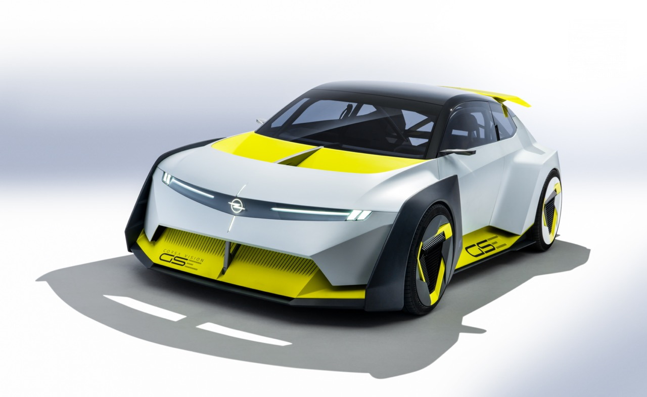 Vue avant agressive de la Corsa GSE Vision GT