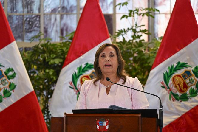 Dina Boluarte à Lima le 13 août 2025
