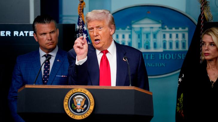 Donald Trump menaçant d'envoyer la Garde nationale