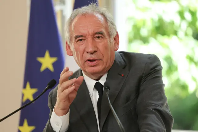 François Bayrou lors d'une allocution politique