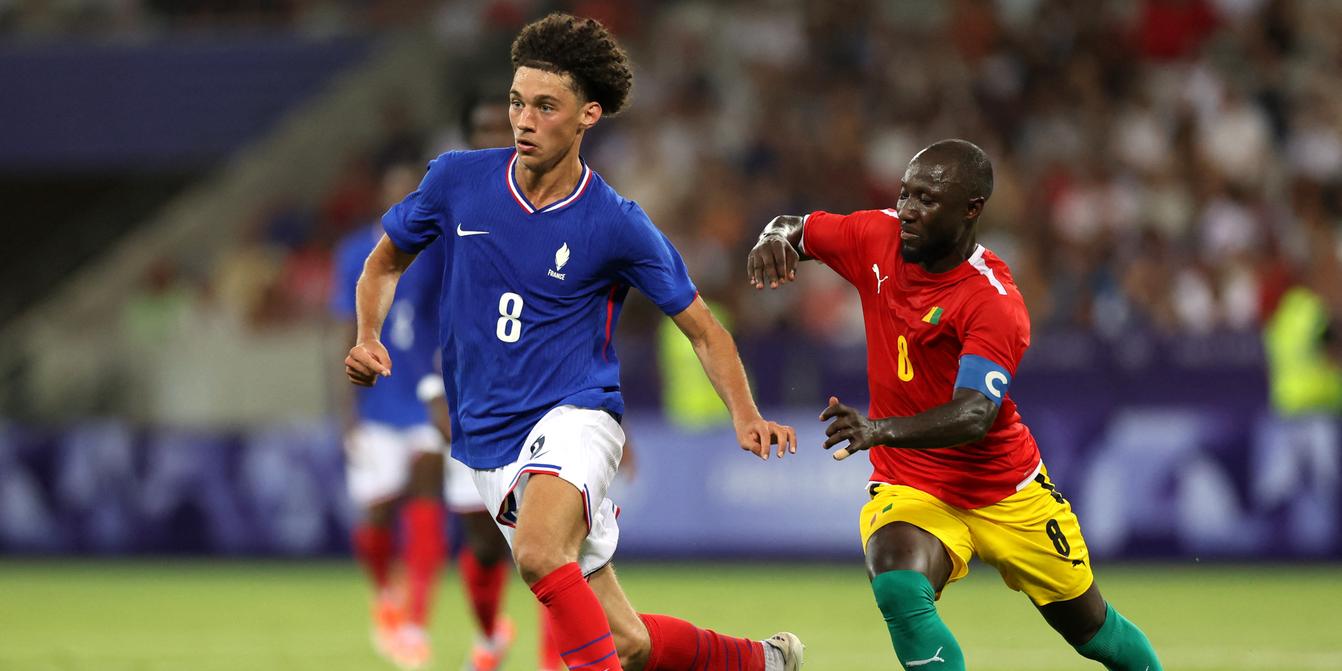 Photo d'un match de football international
