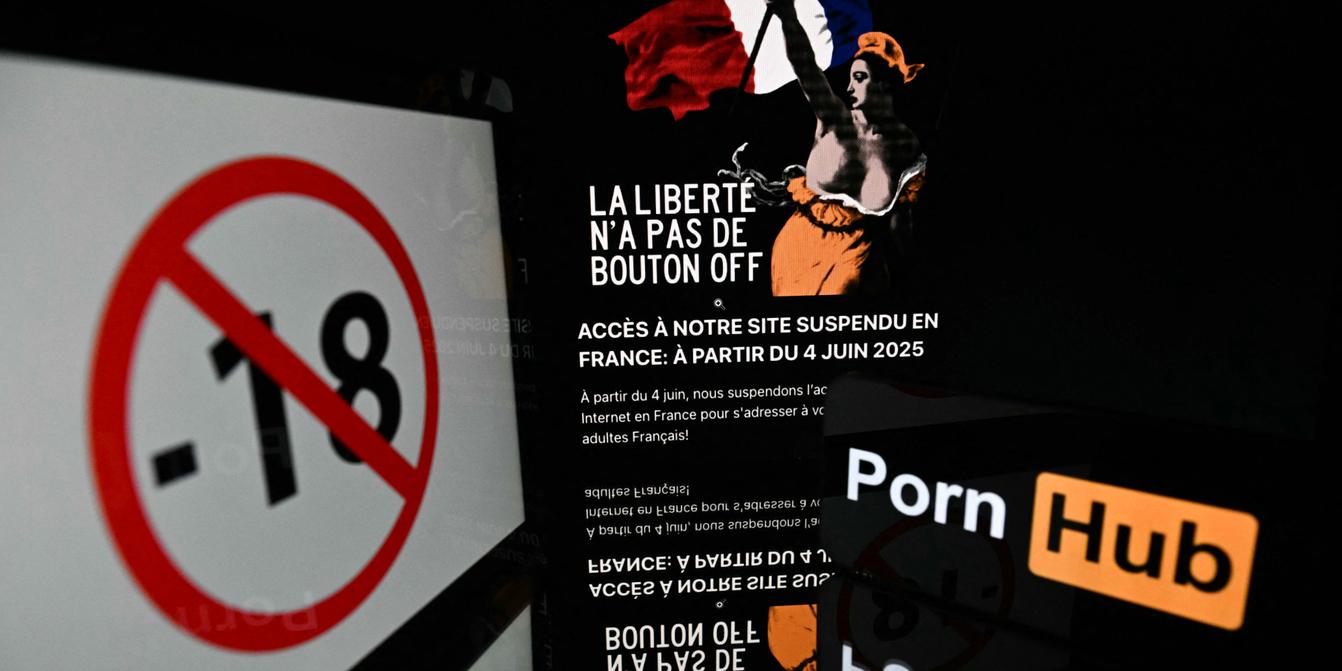 message de vérification d’âge Le Monde sur compte