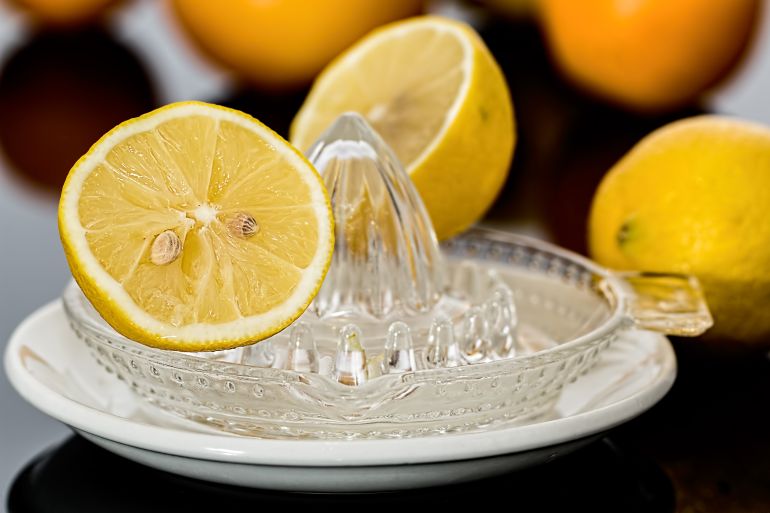 Stockage du jus de citron