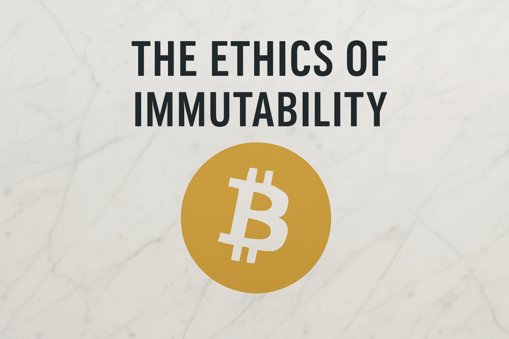 Blockchain Bitcoin immutabilité du registre