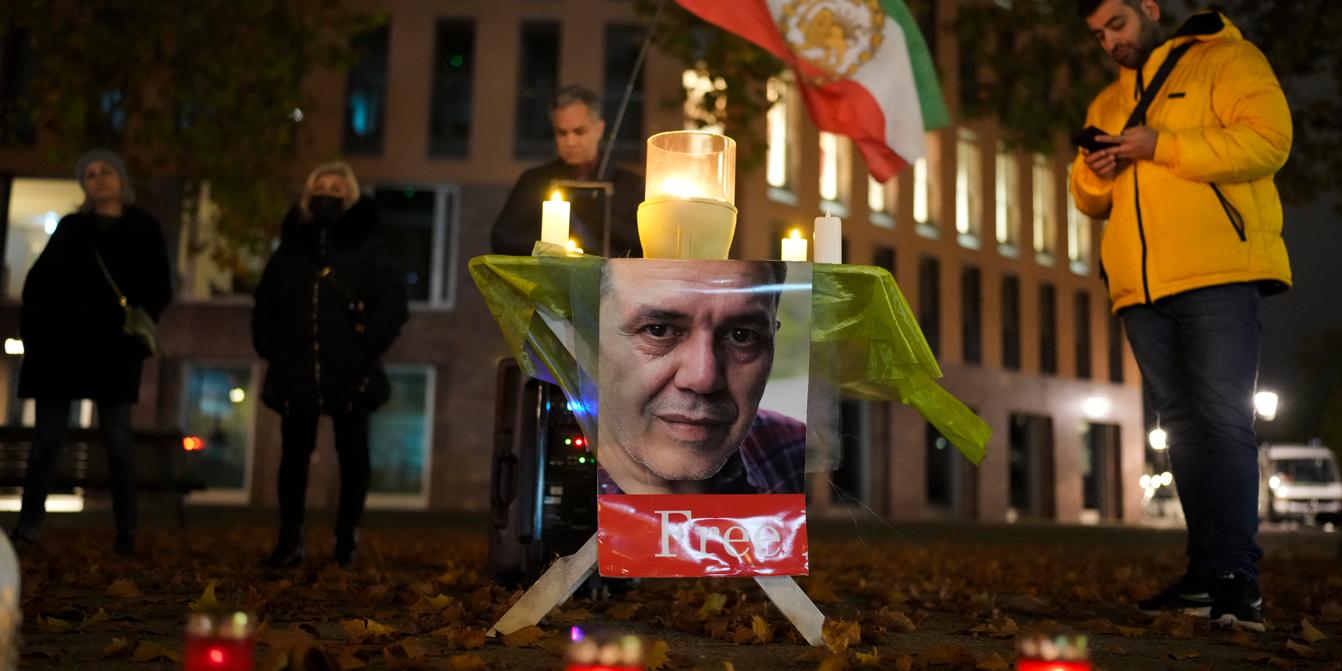 Illustration relatant les exécutions en Iran selon l'ONU