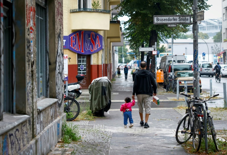 Barbier syrien près de Sonnenallee à Neukölln, Berlin