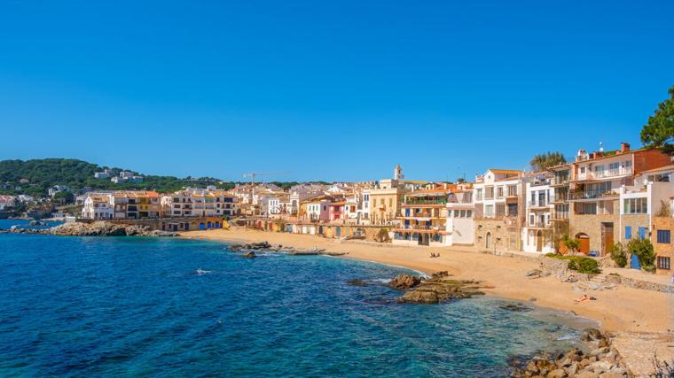 Maisons blanches de Calella de Palafrugell