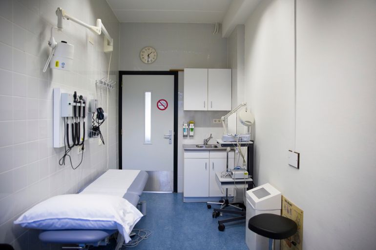 Installation médicale du centre de détention de la CPI