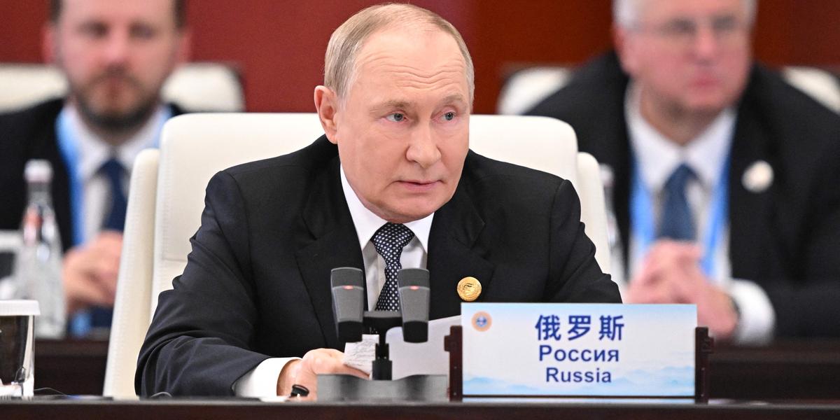 Poutine lors du sommet Tianjin OCS