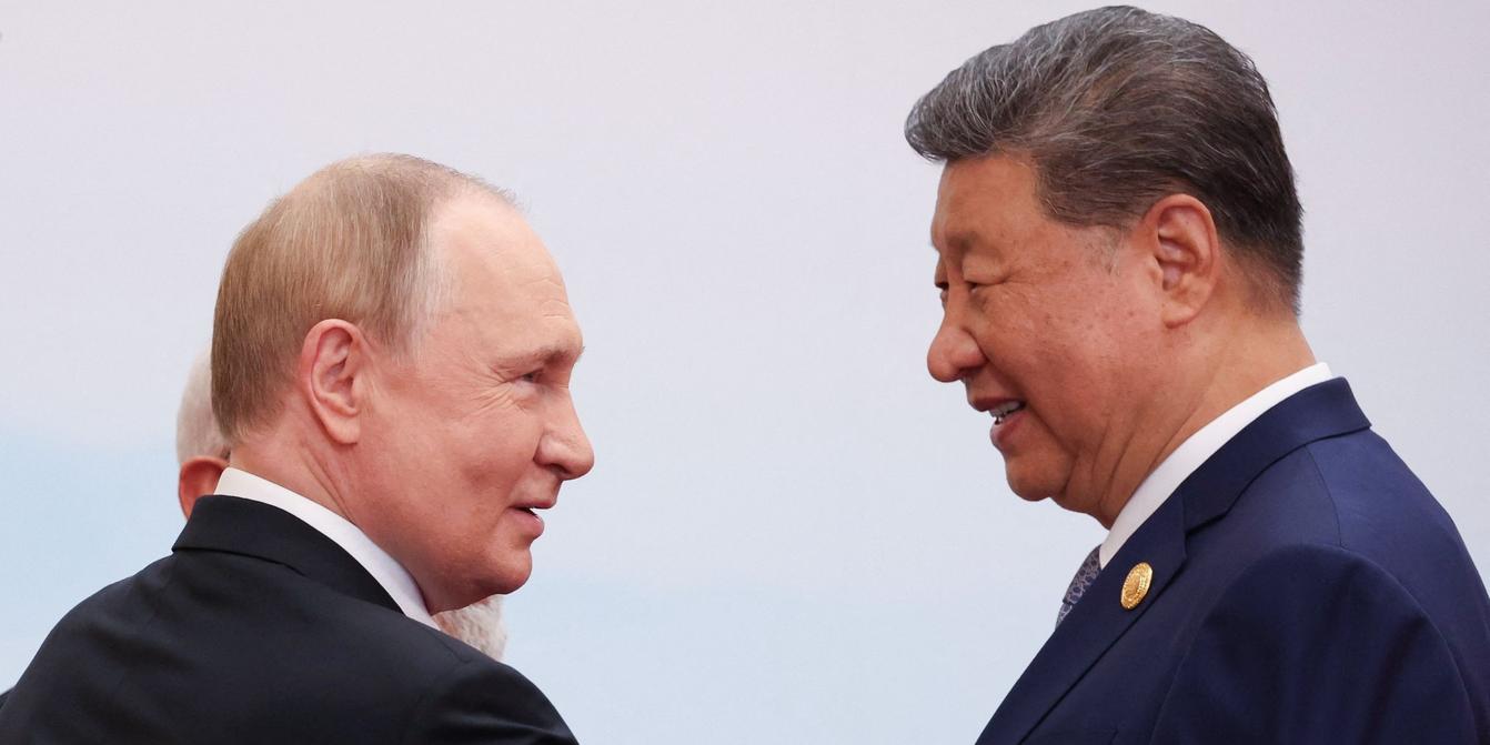 Xi Jinping et Vladimir Poutine au sommet de Tianjin