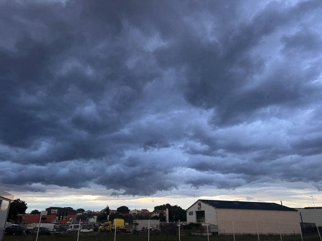 Orages dans le Var observés par radar