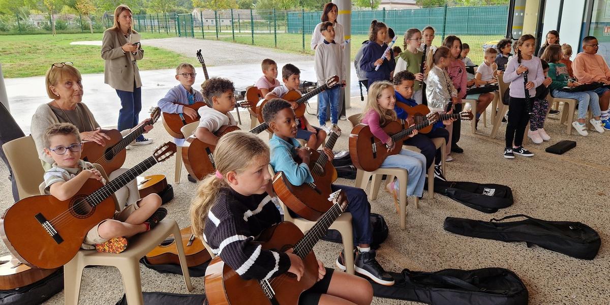 Rentr�e9e Estillac orchestre scolaire