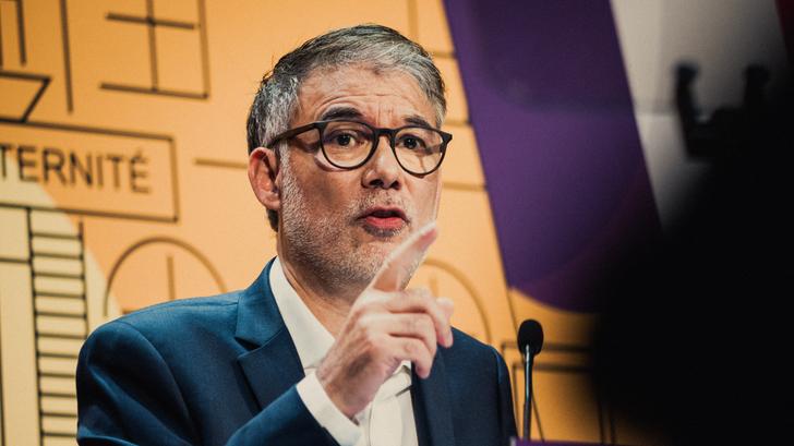 Olivier Faure au CamPuS du PS à Blois