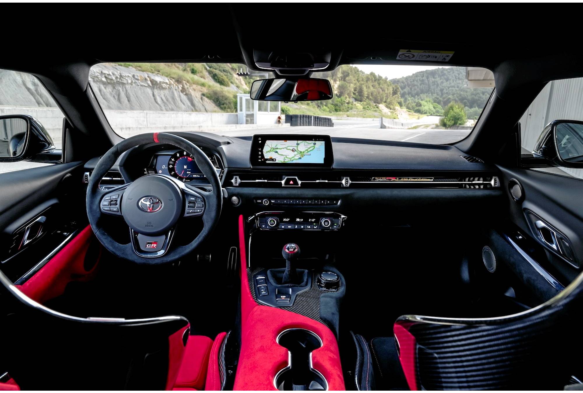 Intérieur baquets Recaro de la Toyota GR Supra