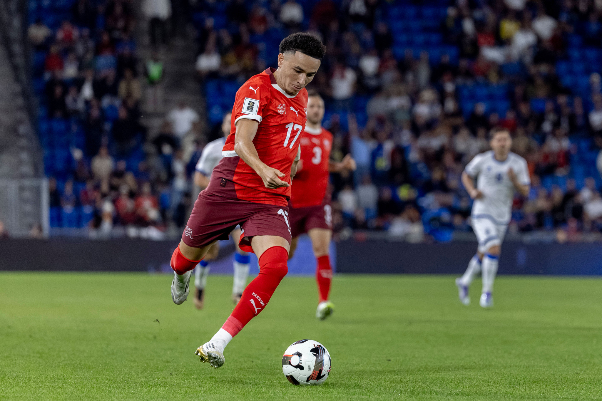 Ruben Vargas en action sur le terrain