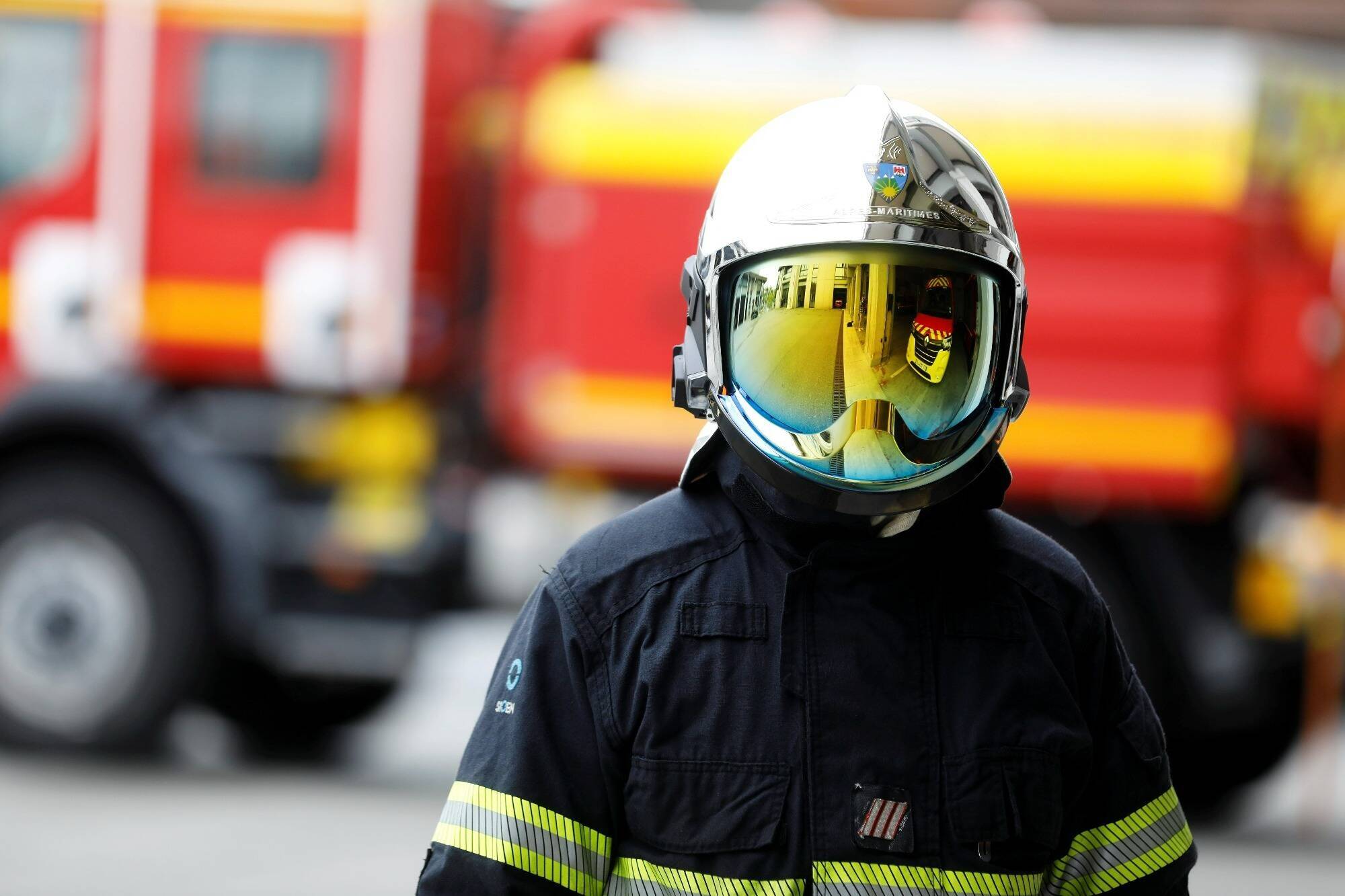 Véhicule impliqué dans un accident routier au Cannet-des-Maures