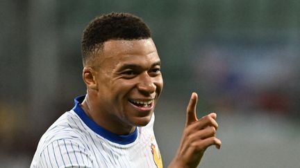 Kylian Mbappé lors d'un match en sélection