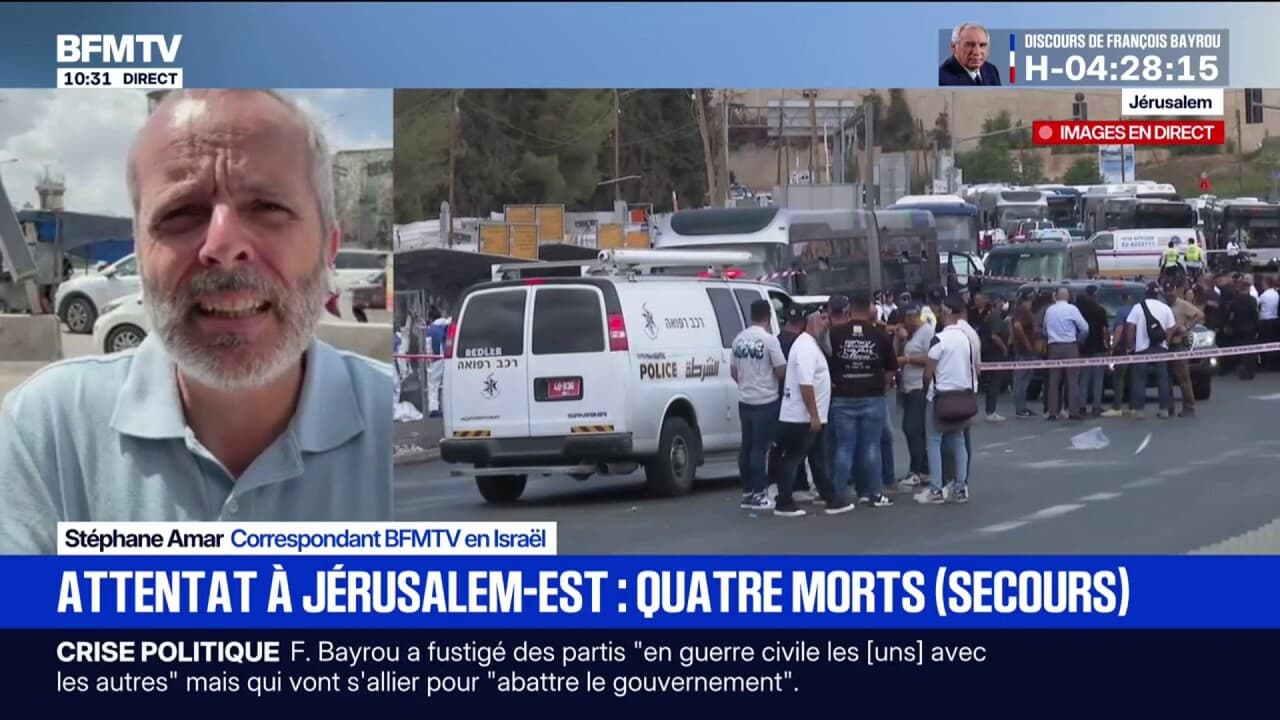 Image d'une attaque armée à Jérusalem-Est, bilan lourd