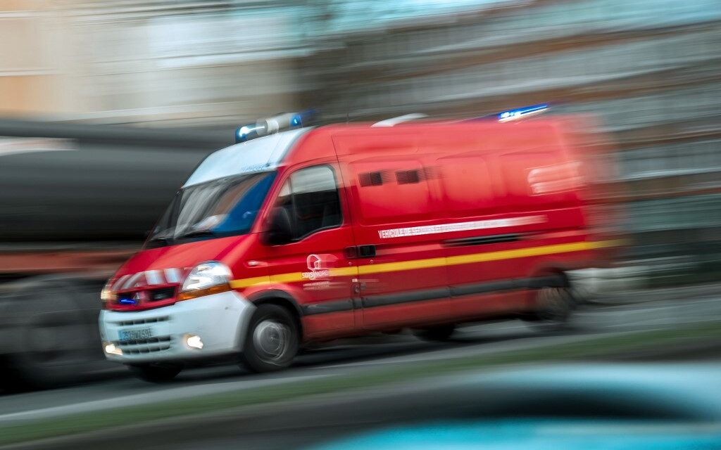 Intervention de pompiers et policiers au parking des Halles à Lyon