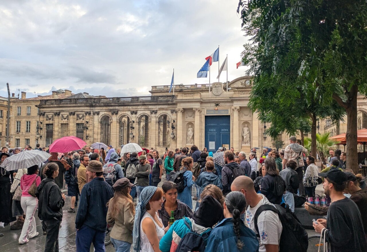 Bordeaux mairie et actions du 10 septembre