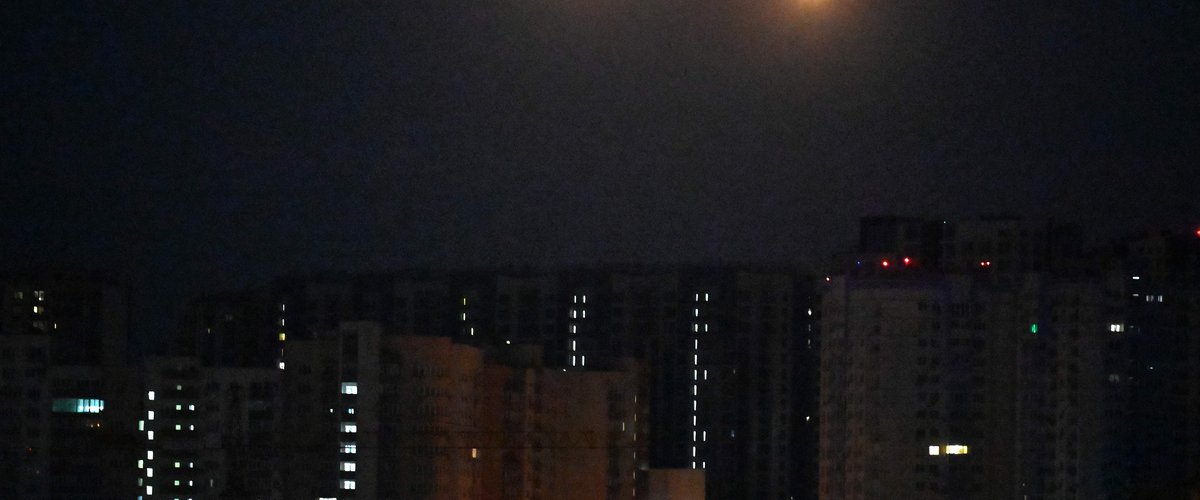 Drone dans le ciel près de la frontière polonaise