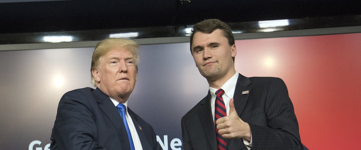 Charlie Kirk sur le campus de l'Utah Valley University