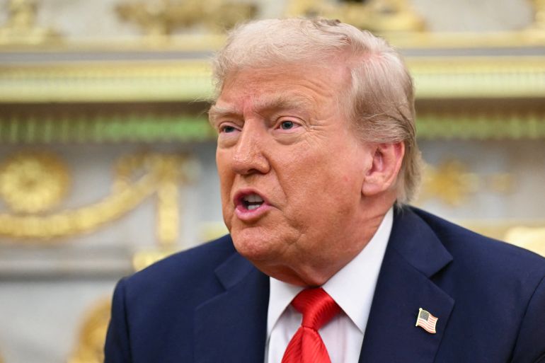 Le président Donald Trump lors d'une rencontre à la Maison-Blanche (3 septembre 2025)