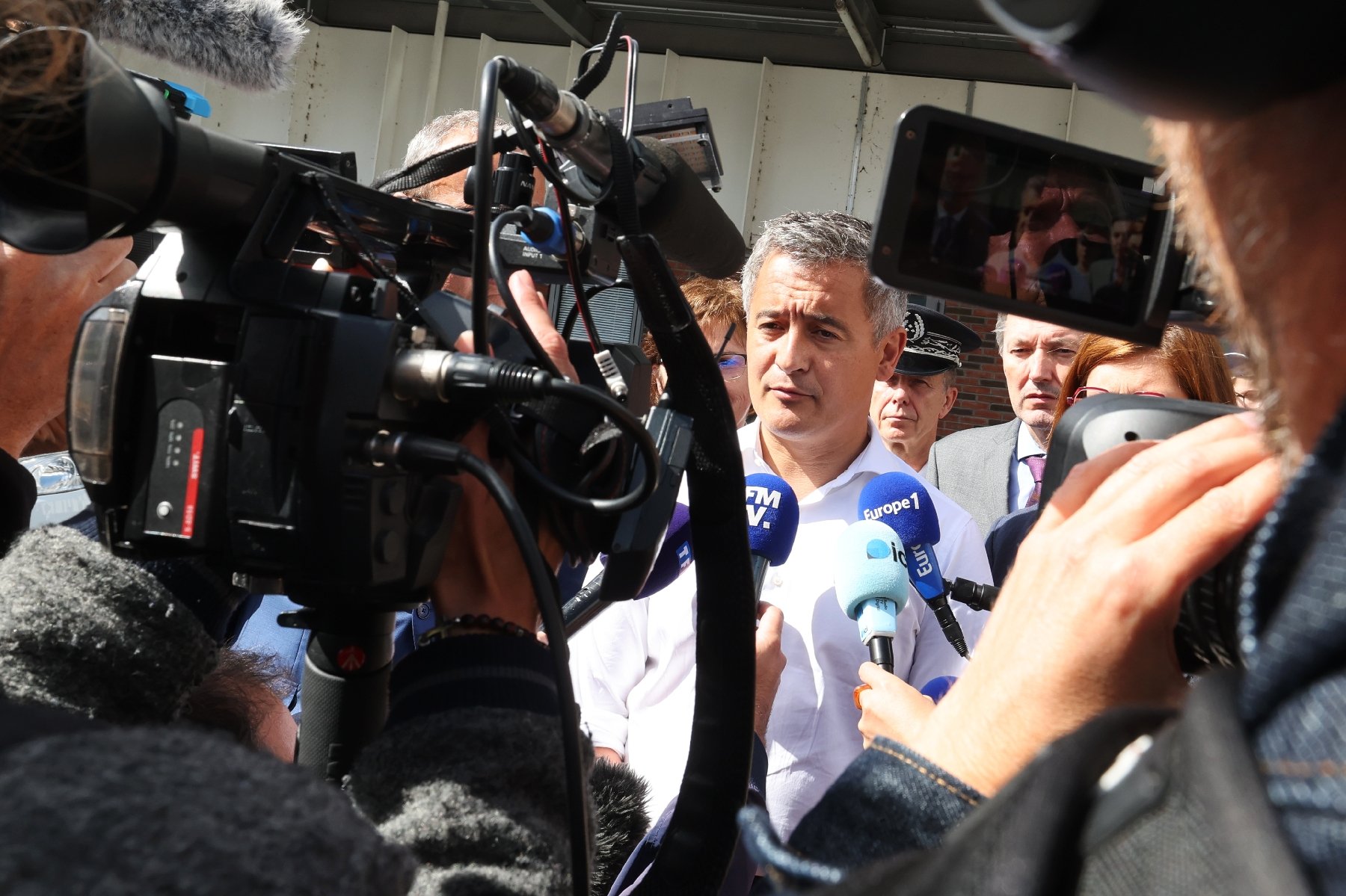 Policiers en intervention lors de l'agression à Tourcoing