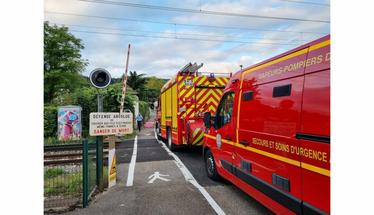 Femme percutée par un train à Domarin, trafic interrompu