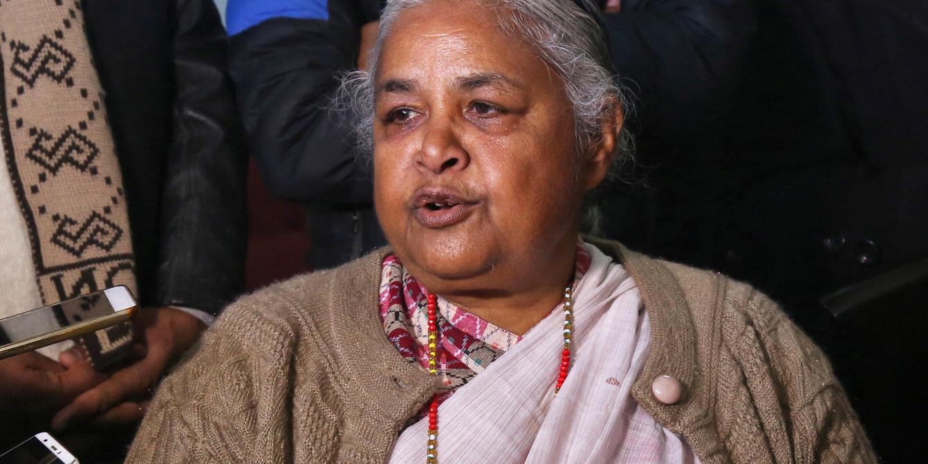 Manifestations à Katmandou lors des protestations