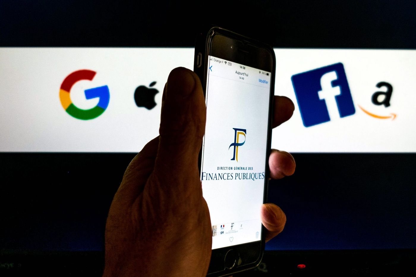 Photo du Conseil constitutionnel lors de l’annonce de la décision