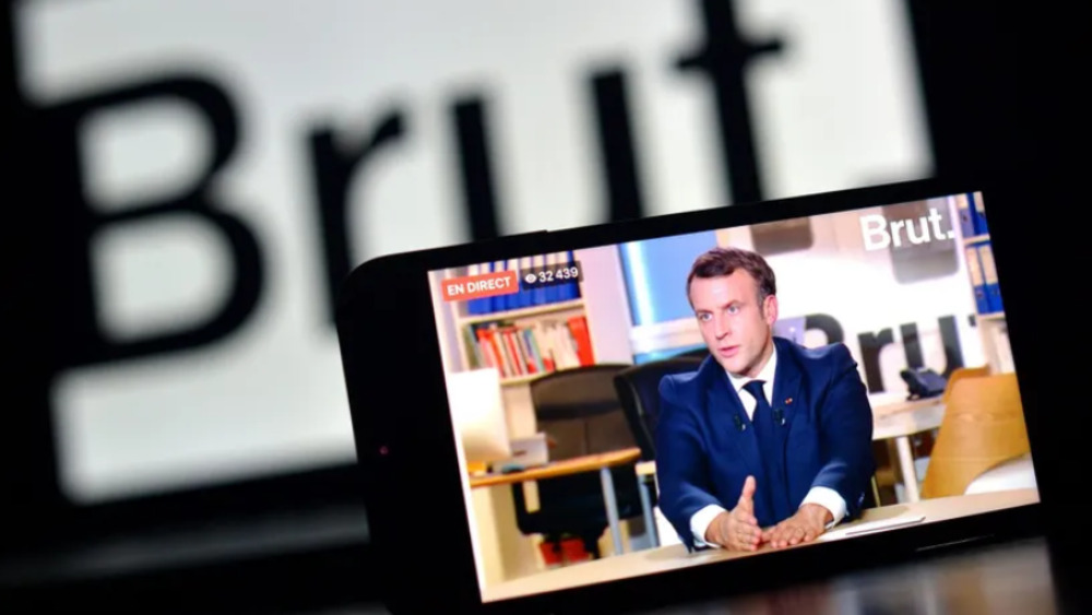 Capture de Brut lors de l'annonce du rachat par CMA Media